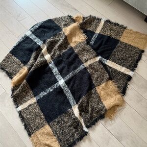 Cozy Plaid Large Blanket Scarf